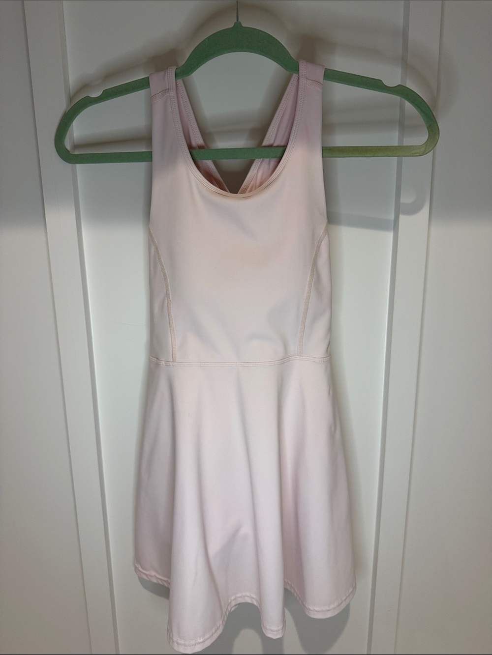 GB girls Pale Pink Athletic Fit-and-Flare Dress